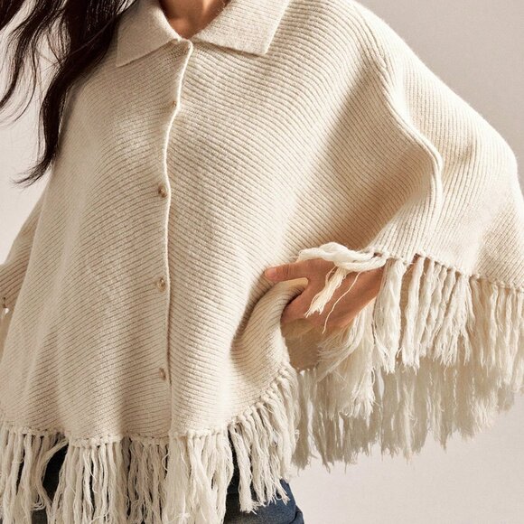 Casual Multicolor Women's Batwing Sleeve Commute Cardigan - Picture 8 of 9